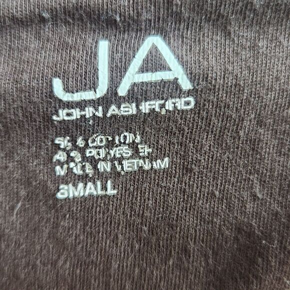 John Ashford Unisex Trending Rich Brown Waffle Knit Thermal L S Tee-Layering-S - Picture 5 of 6